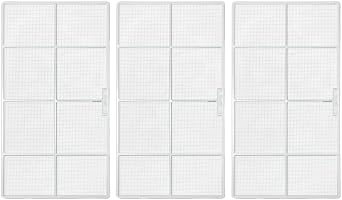 Air Conditioner AC Filter - Three Pack Compatible with GoldStar Model Numbers BG5200ER, GL6004, GWHD6005R, GWHD6500R