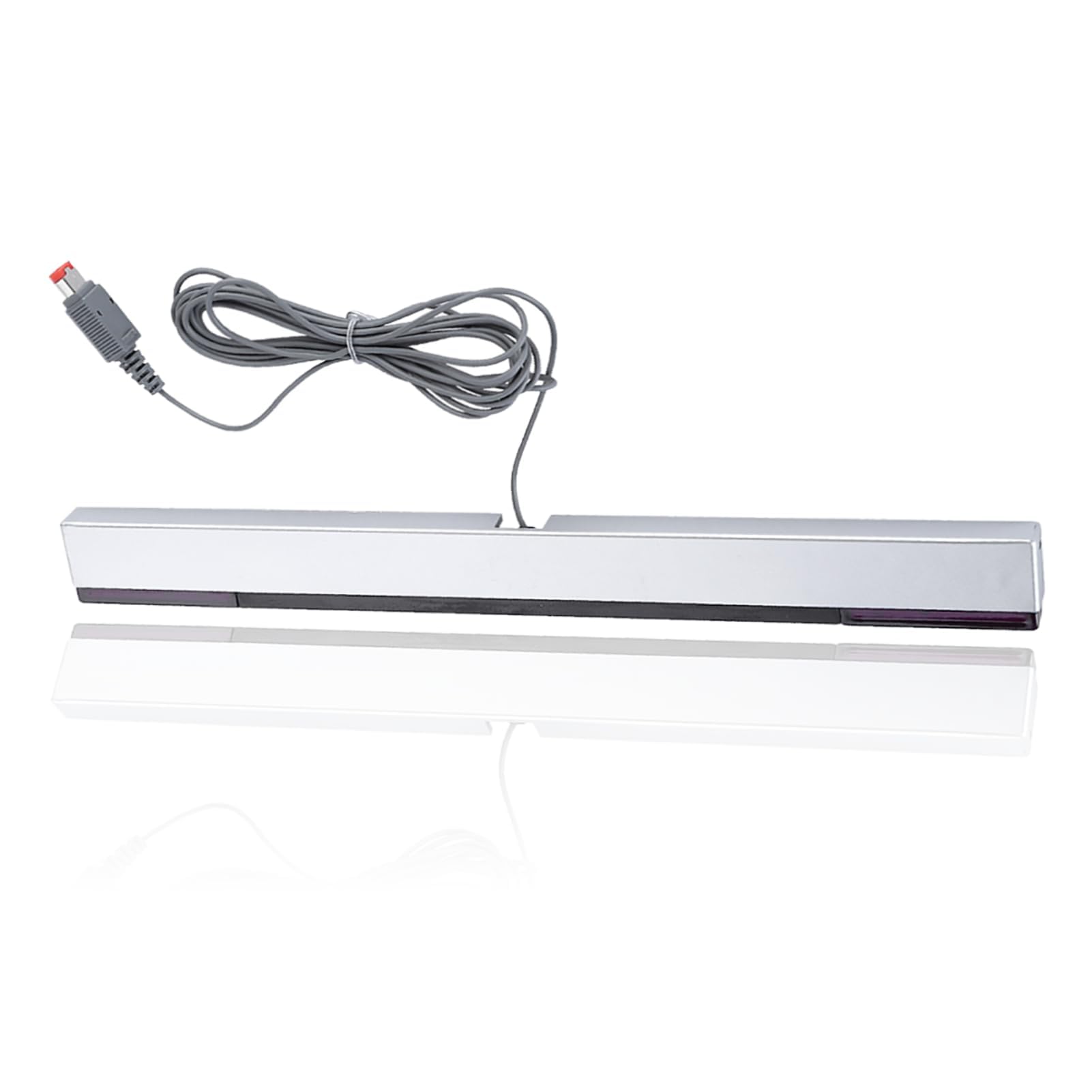 Dpofirs Infrared IR Signal Ray Sensor Bar with stand, Wired Receiver for WII/WIIU Console, Easy to Mount the Receiver Above or Below the TV Monitor