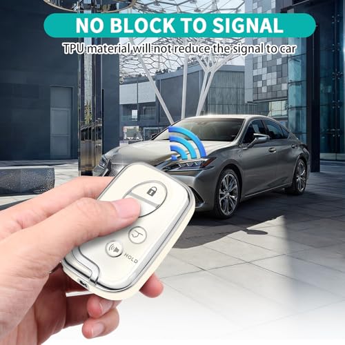 Image of MILD EAST for Lexus Key Fob Cover with Keychain