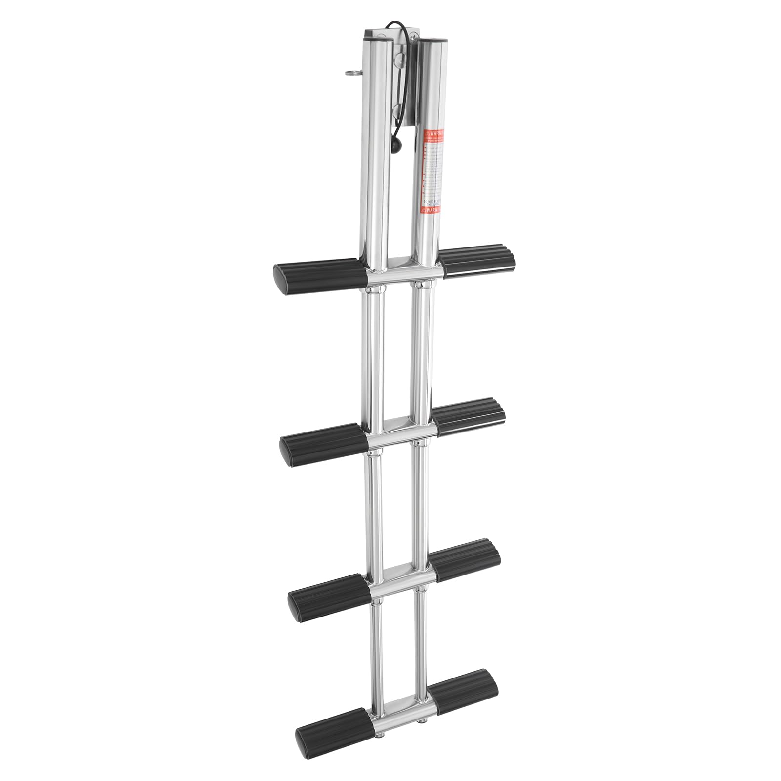 Échelle de piscine en acier inoxydable 304 - 4 marches - Pliable - Pour bateaux, yachts, piscines, capacité de charge : 408 kg