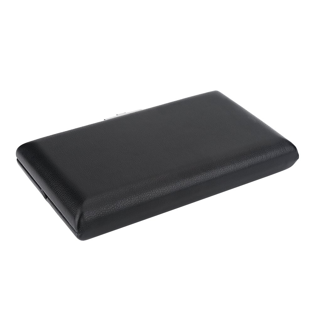 Astuccio sostituzione per fagotto, Custodia in pelle PU Astuccio sostituzione per fagotto nero con fessure sostituzione per 6 ance