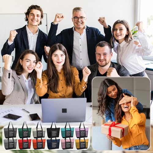 Meanplan 24 Pcs Difference Maker Appreciation Gift for Women Inspirational Tote Bag with Ceramic Coffee Mug for Graduation Cna Nurse
