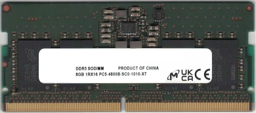 TAC Trading OEM 8GB DDR5 Micron 4800MHz SODIMM PC5-4800B-SC0