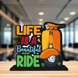 300Sparkles Wooden Showpiece Motivational Quotes for Study Table | Kids Room | Office Desk | Home Decoration | Living Room | Modern Gifting Showpiece Item WS-23