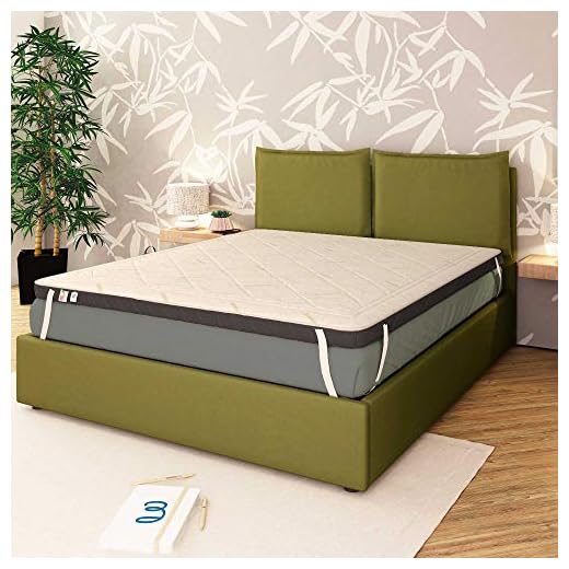 Topper memory 8 Baldiflex Emporio Topper Memory Foam Materasso Singolo 70x190 cm H 7 cm con Rivestimento Bamboo