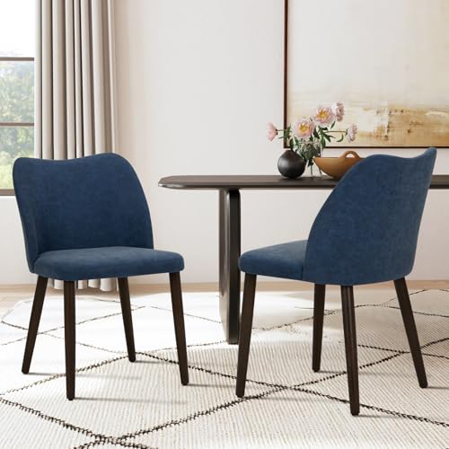 COLAMY PU Leather Dining Chairs