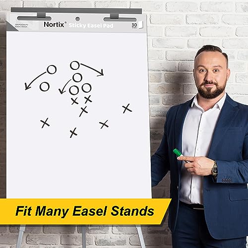 Nortix NTYY09 Flip Chart Paper, Sticky Easel Pads thumb #3