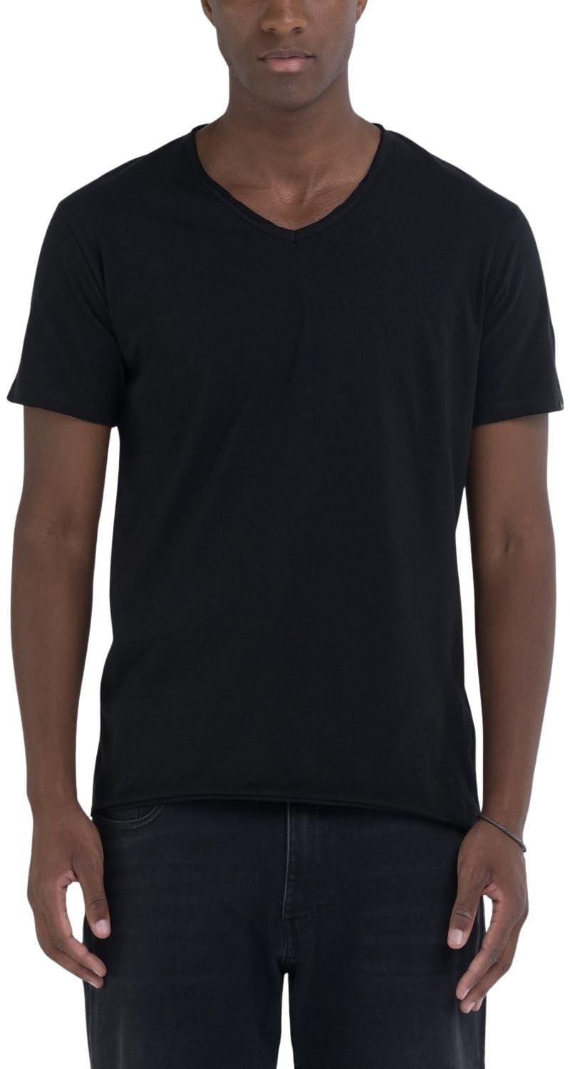 Replay Men's M3591a T-Shirt, 098 Black, XXL