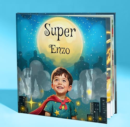 TellMyTale Personalized Superhero Book for Kids Custom Name Storybook Inspirational Bedtime Story Dream Adventure Gift for Toddlers