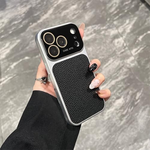 Coque arrière rigide iPhone 16 protection appareil photo cuir