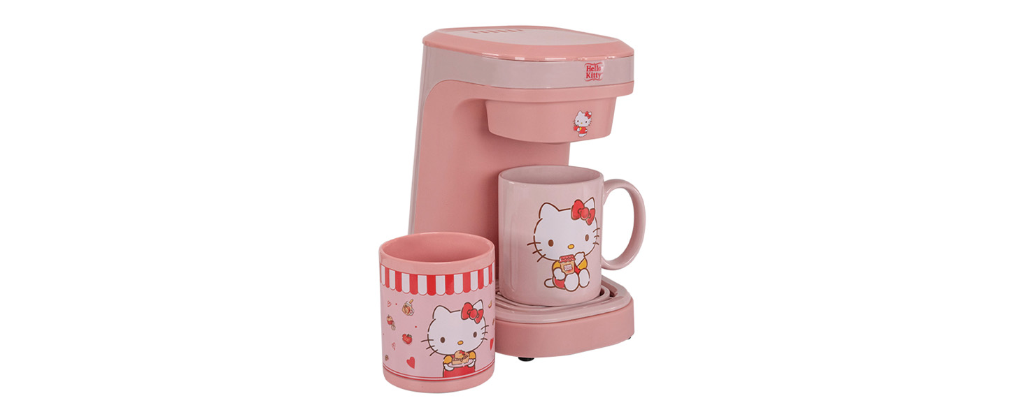 Amazon.com: Uncanny Brands Hello Kitty Single Cup Coffee Maker