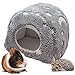 LeerKing Kleintiere Kuschelhöhle Fleece Leuchtende Bett Schlaf Nest Käfig Häuschen für Meerschweinchen Chinchillas Eidechse Nager Grau L
