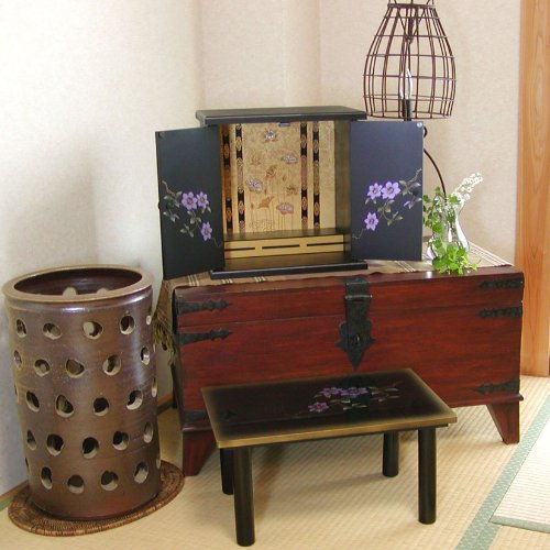 家具 Beautiful Japanese Butsudan Amazon.com: Japanese Buddhist Altar Butsudan (Small, Tessen