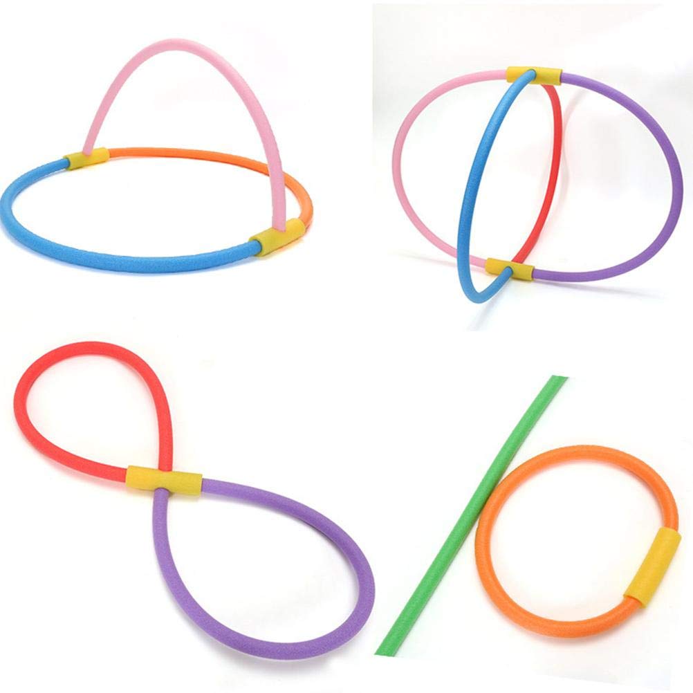 Fideos para Piscina, 2 Unidades de Fideos de Espuma para Piscina de 59 Pulgadas con Conectores para Niños Que Nadan en el Lago, Juego de Conectables para Juegos de, Tubo Hueco Suave para