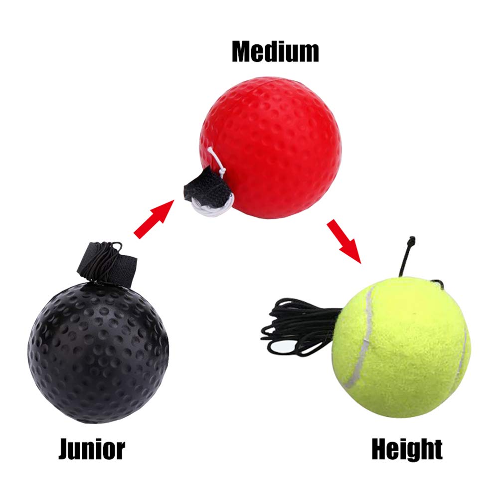 Reflexball Boxen Erwachsene, Box-Stirnband Reflexball
