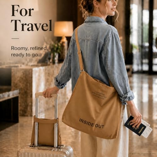 Tote Bag para mujer, lienzo con correa ajustable miniatura 3