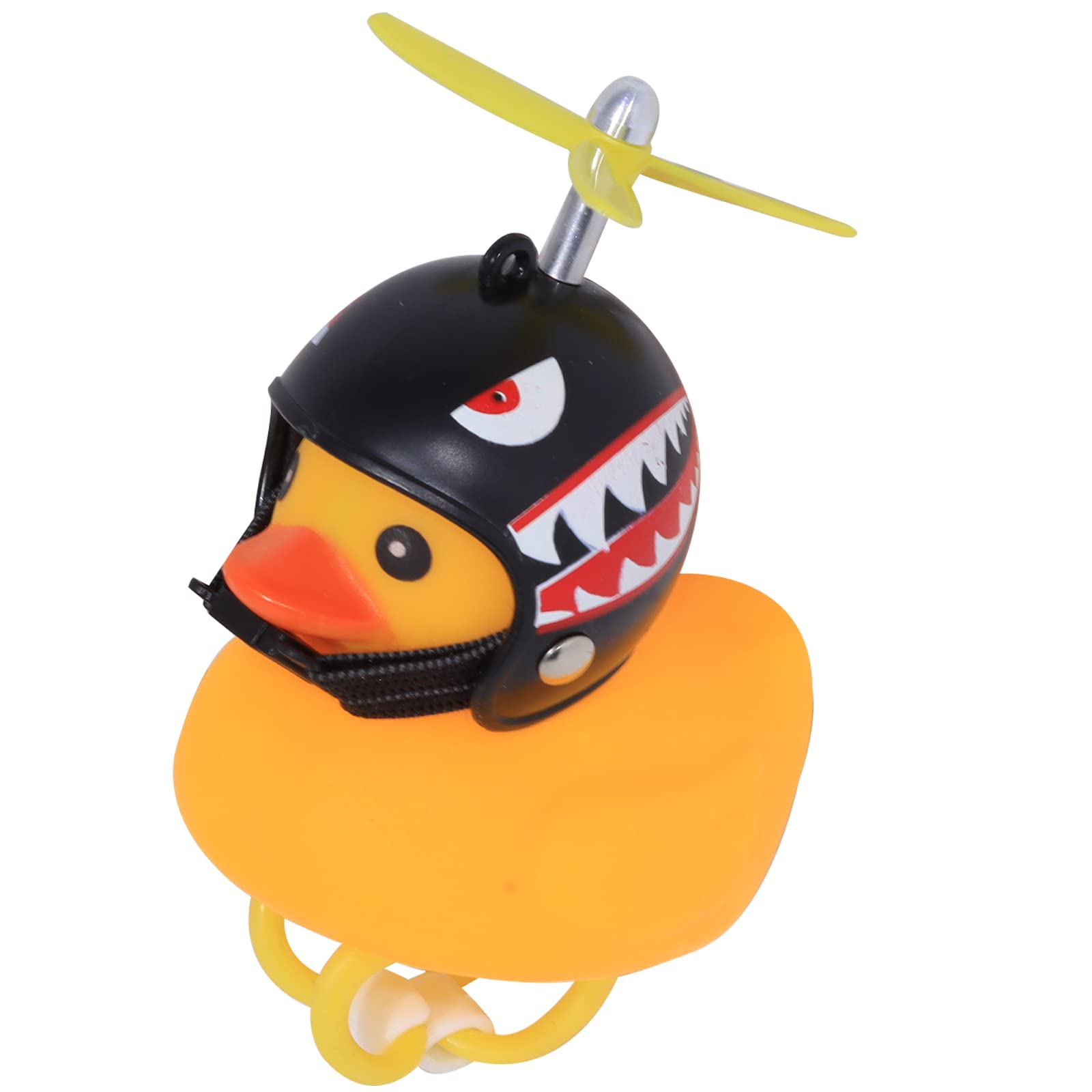 Rubber Duck Bike Bell, Ducks Bicycle Accessories for Adult, Cute Bicycle Horns with Propeller Handlebar for Kids, Toddler& Children