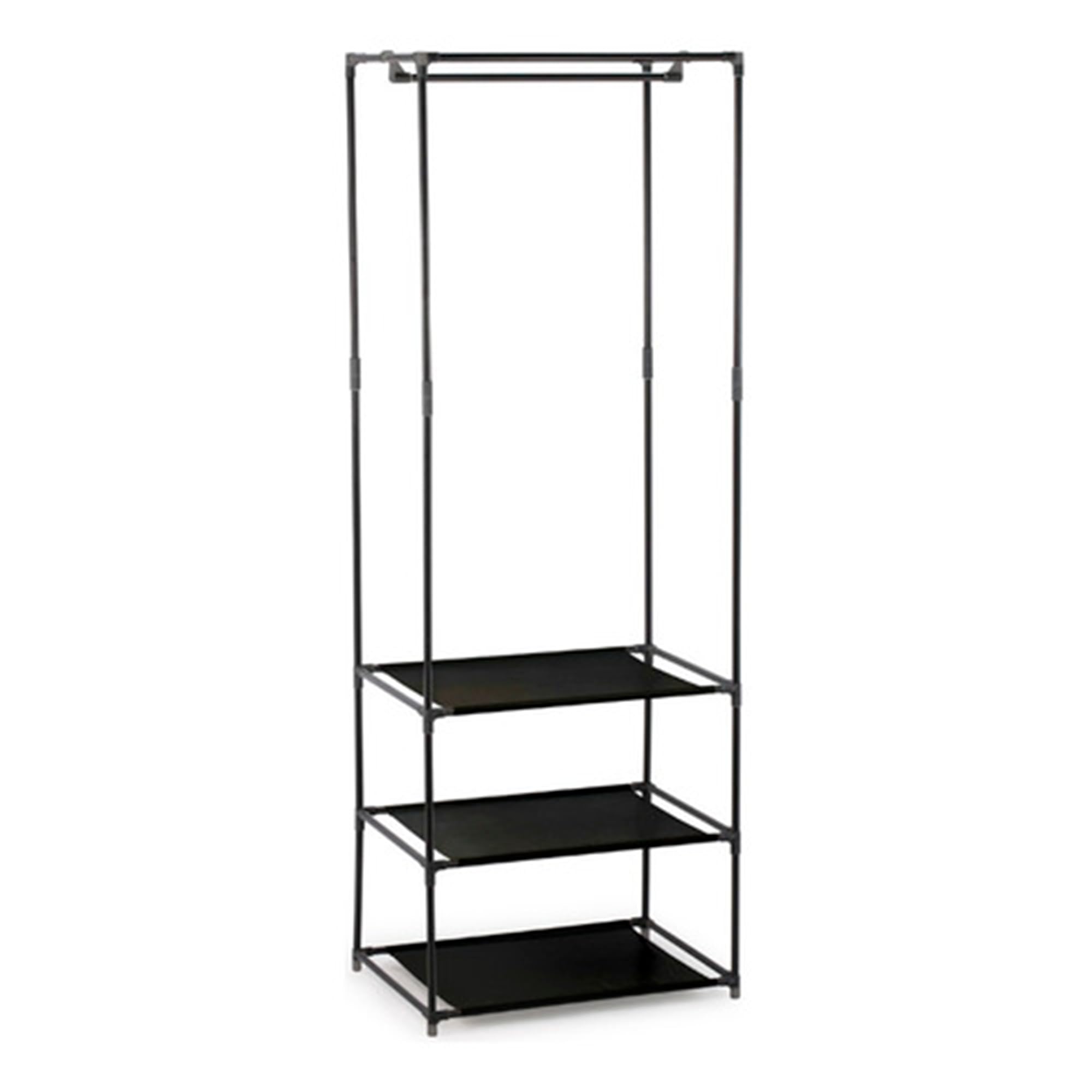 Armário Aberto Arara Guarda Roupa Portatil Cabideiro de Chão