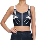  Belsen - Leggings - para mujer multicolor Vest Small