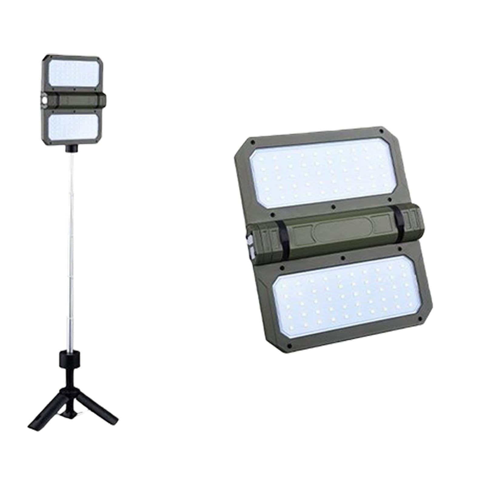 Lampada solare da campeggio con batteria da 5000 mAh e supporto regolabile per esterni