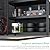 UDPATIO Outdoor Resin Storage Shed 6x4 FT, Plastic Garden Shed for Bike, Garbage Can, Tool, Outside Sheds with Lockable Door for Backyard, Patio, Lawn, Dark Grey