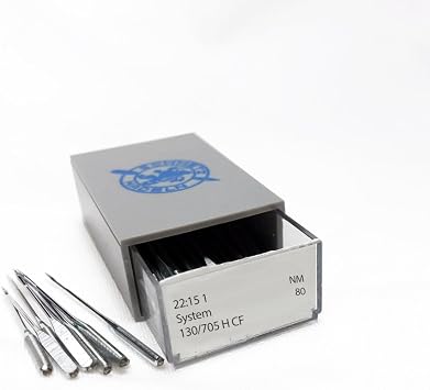 SCHMETZ Chrome Universal Household Sewing Machine Needles, Size 80/12, Bulk