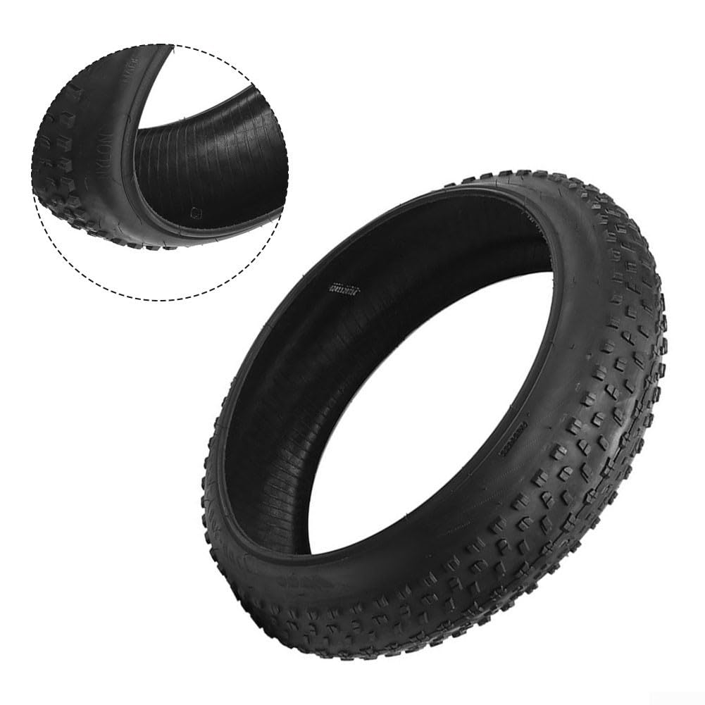 Neumático Ancho 20x4.0 para Bicicleta eléctrica, Bicicleta de montaña y Triciclo Plegable, neumático Antideslizante con Resistencia a pinchazos para Nieve, Playa y Ciclismo todoter