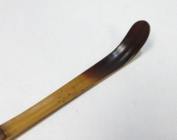 Amazon.co.jp: 【G2458】茶道具竹茶杓高野宗陵下削大徳寺三玄院藤井誡