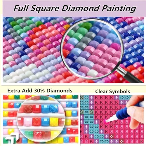 Kit broderie diamant grand format de haute précision 60x120cm - 5