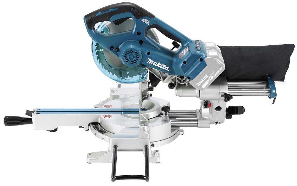 Makita DLS714NZ Twin 18V, 36V, Litowo-Jonowa LXT Bezszczotkowa Piła Ukośna 190 mm – Baterie i Ładowarka Nie Są Dołączone