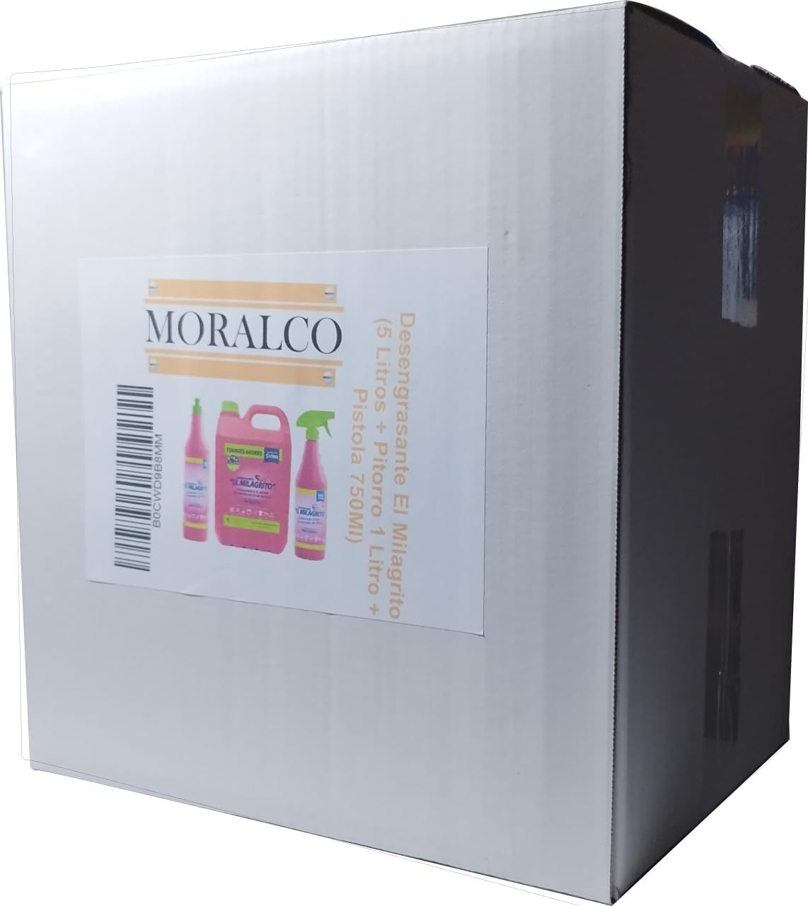 Desengrasante El Milagrito (5 Litros + Pitorro 1 Litro + Pistola 750Ml)