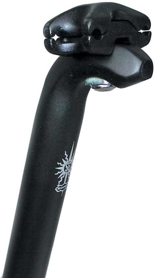 Soma Layback Aluminum Bicycle Seatpost - 27.2 x 350, Black - 39456 (Black - 27.2 x 350)