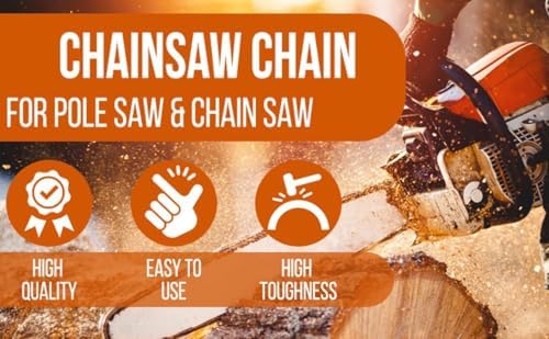 Milwaukee 14 Inch Top Handle Chainsaw Chain 3 Pack, .325'' LP .043'' Gauge 59 DL, Fits M18 Fuel 2826-20T, Dewalt DCCS674, Husqvarna, Replaces 49-16-2744, N59, DWO1DTX614 - Molten. - 1
