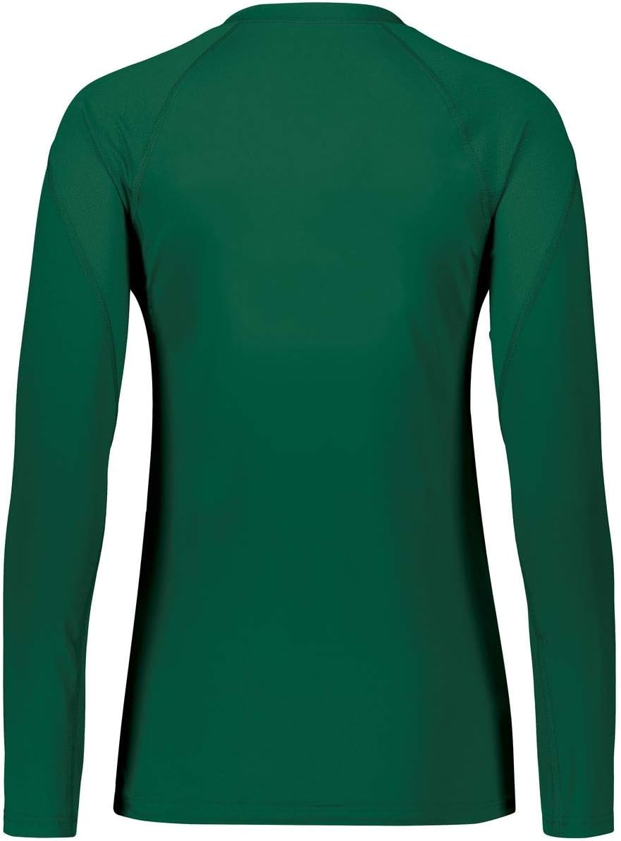 Augusta Sportswear Girls TruHit Long Sleeve Jersey, Forest, L
