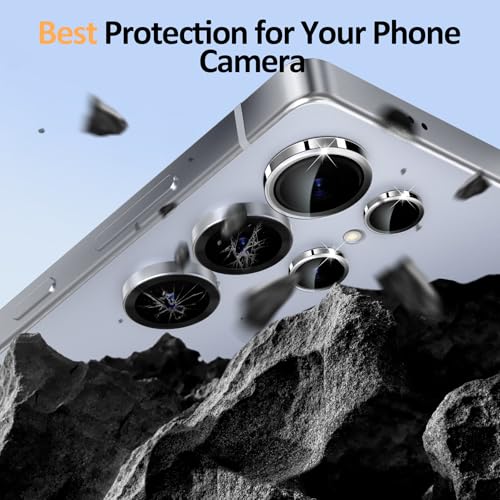 Fotbor 2+1 Pack for Samsung Galaxy S25 Ultra Screen Protector with Camera Lens Protector, 0.1s Fingerprint Unlocking, Shock - Absorbing Pro Series Tempered Glass, [Precision - Align] Quickfit - image 5