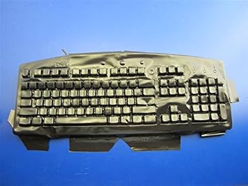 Viziflex Opaque Black Typing Mask for Dell RT7D00, SK8100, SK8110, RT7D20 -Part B.M 177E108- Keyboard not Included