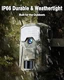 WOLFANG Wildlife Camera, 48MP 4K Trail Camera with 36pcs 940 nm IR LEDs Night Vision Motion Activated, Hunting Camera IP66 Waterproof, 0.3s Trigger Time for Wildlife Recording - Image 6