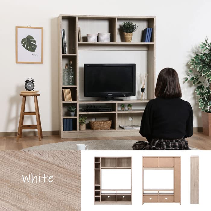 Amazon｜テレビ台 テレビボード ハイタイプ 壁面テレビ台 壁面収納 幅