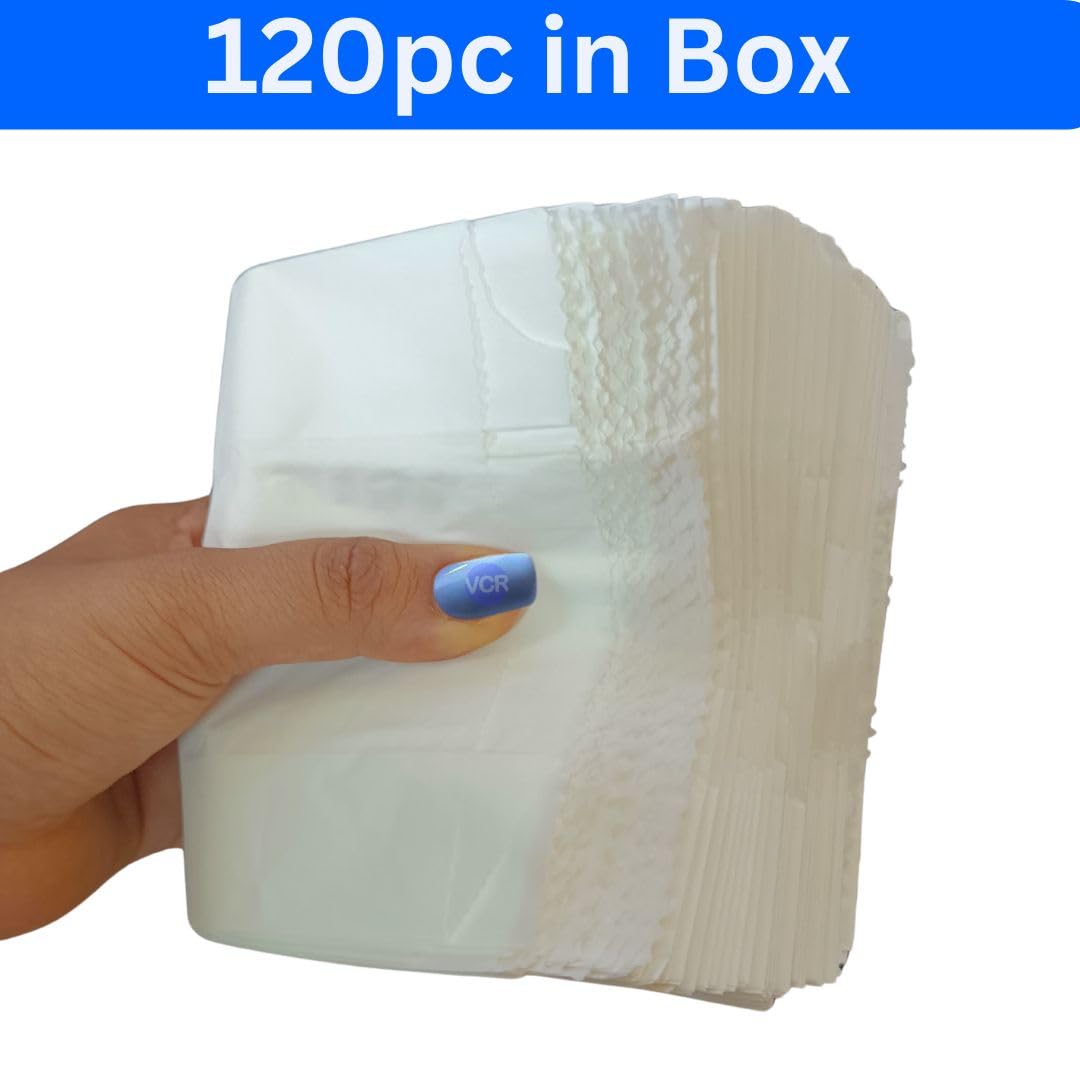 VCR Paper Snack Bags - 120 Pack for Baking & Storage -5