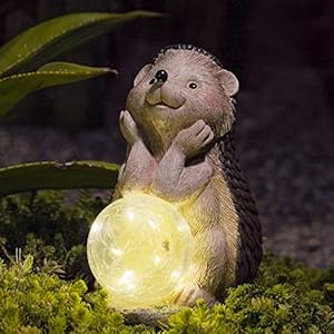 Dilicomingsolargardensculpturestatuehedgehoggiftsoutdoorlawndecorhedgehogsculpturewithsolarballsforgardenyardlawnbalconyandhomeformom Urban Country Home Decor Dilicoming solar garden sculpture statue hedgehog gifts outdoor lawn decor hedgehog sculpture with solar balls for garden yard lawn balcony and home for mom urban country home decor