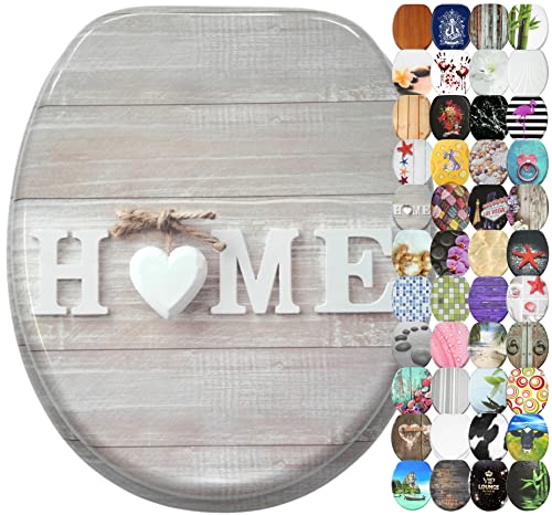 Abattant WC frein de chute soft close - Grande sélection - Finition de haute qualité - Fixation facile (Home)