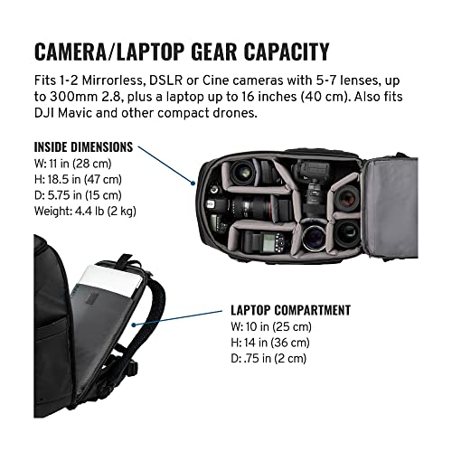 Sac à dos Tenba Axis 20L décontracté et imperméable avec grand compartiment - 3