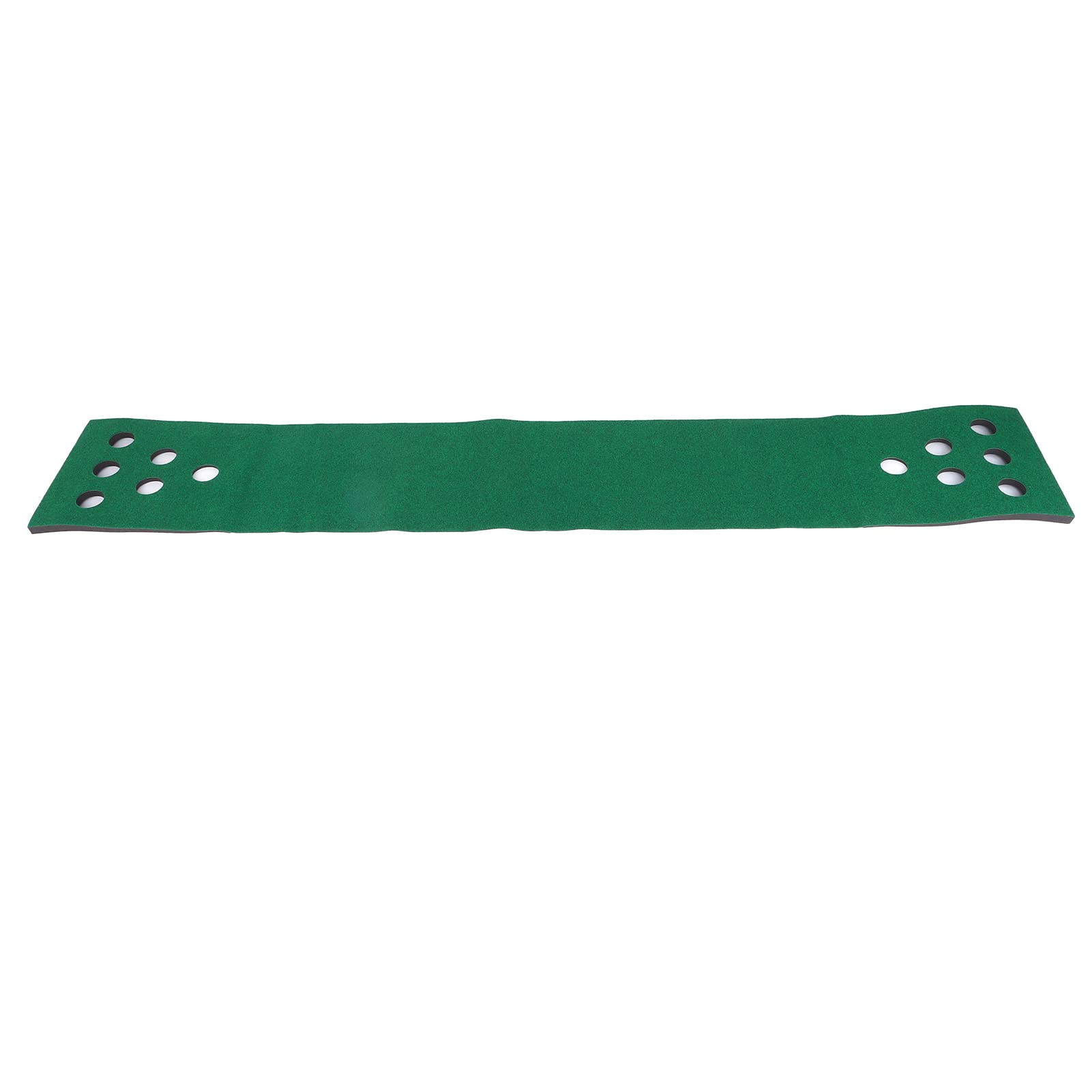 RiToEasysports Tapete para Putting de, Tapete Verde Portátil de Primera Calidad para Juegos en Interiores y Exteriores con 12 Agujeros para Putting, 2 Bolas y 1 Putter