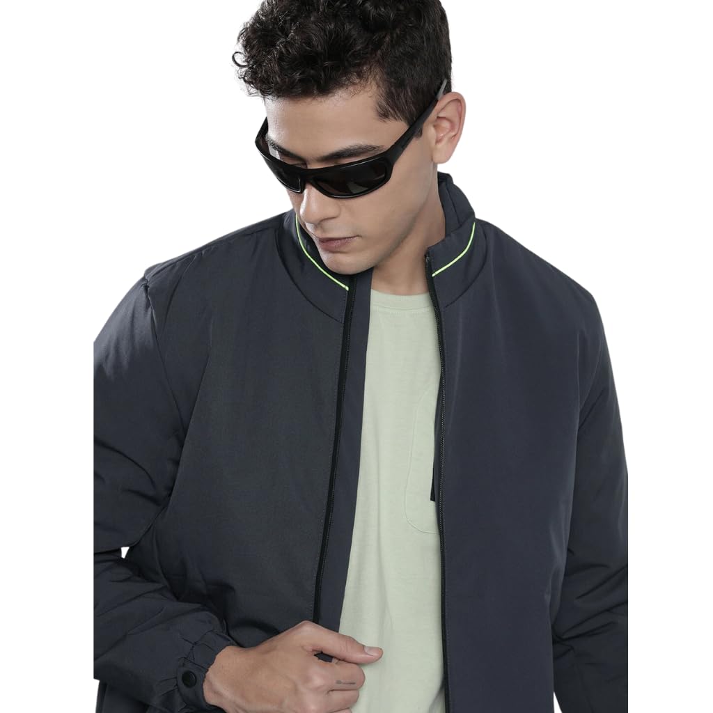 Men's Polyester Standard Puffer Jacket-image-34