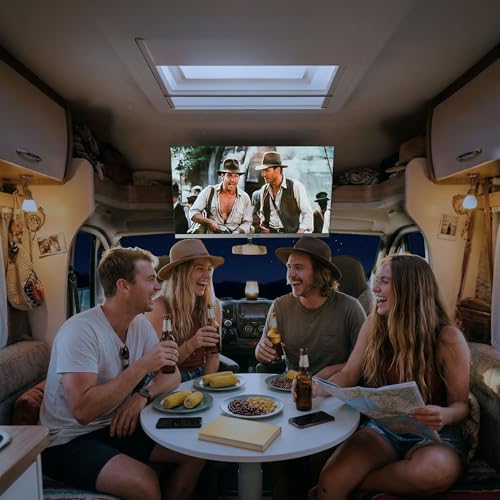 Image of SYLVOX 22'' Smart RV TV, 12V /24V Google TV with Built-in DVD Player, 1080P Full HD RV Television, Anti-Vibration Design, Wide Voltage Protection (9-32V), Ultra-Narrow bezels(Limo Series 2026)