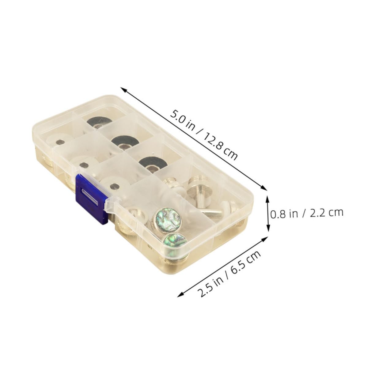Toyvian Botones de Pistón para Trompeta, Metal Dorado, Repuesto para Músicos, Kit de Reparación Tapas y Varillas, Accesorios de Instrumento