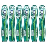 Tom's of Maine Naturally Clean Toothbrush, Medium, 6-Pack