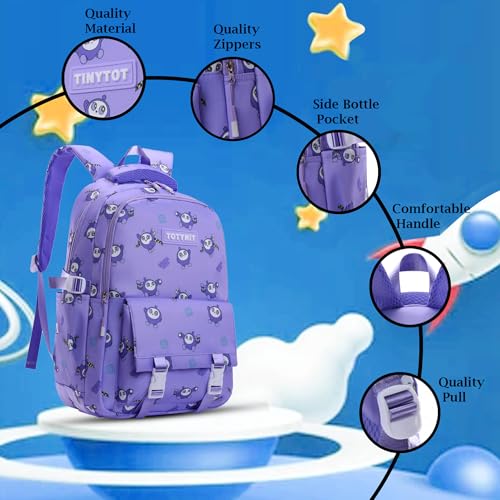 Image of Tinytot 30 Litre Japanese Korean Style School Bag Water-Resistant Laptop & Travel Backpack - Unisex Large 18 Inches Multipurpose Student Backpack for Boys & Girls, Men & Women