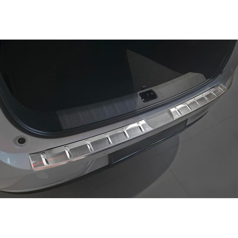Avisa Stainless Steel Rear Bumper Protector compatible with Leapmotor C10 2024- - Silver - 2-pieces