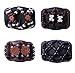 Lovef Thick Hair Clip Magic Wood Beads Double Hair Comb Clip Stretch Combs for Hair Fashion Design Multi Butterfly Bun Maker for Popular Hairstyles Style 4pcs